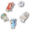Bluey 5-pakning med Jibbitz™-skocharms