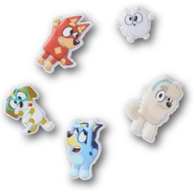 Bluey 5-pakning med Jibbitz™-skocharms