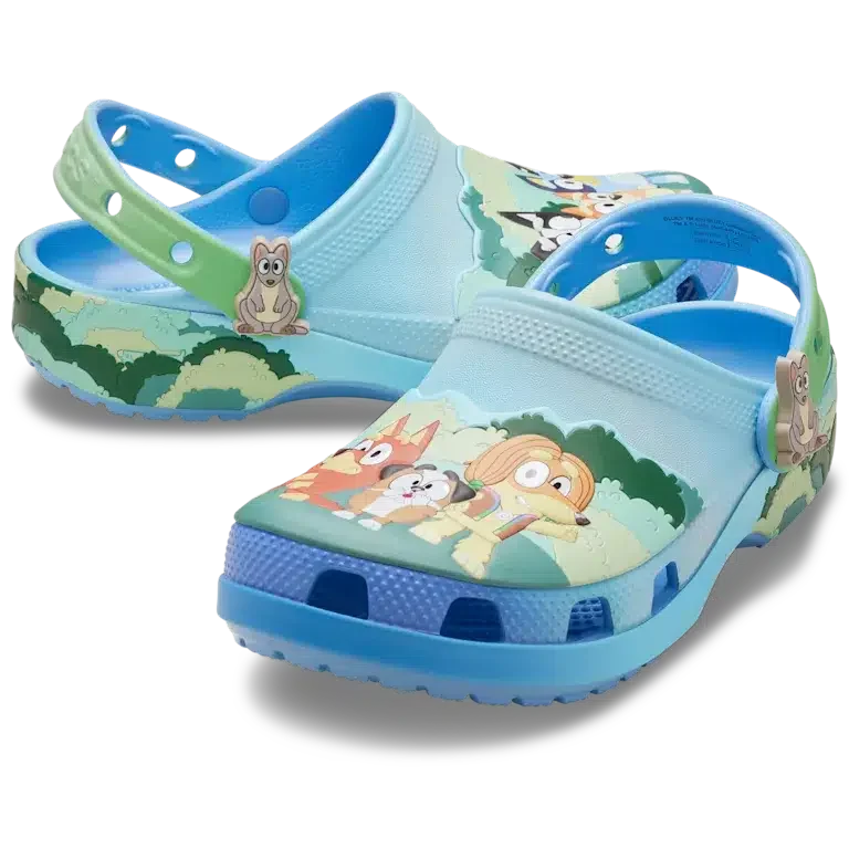 Bluey Best Buddies Classic Clog for småbarn Bluey Best Buddies Classic Clog for småbarn