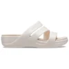Boca-sandaler med remmer og kilehæl «White»