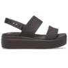Brooklyn Croco Low Espresso Sandal «Brown»