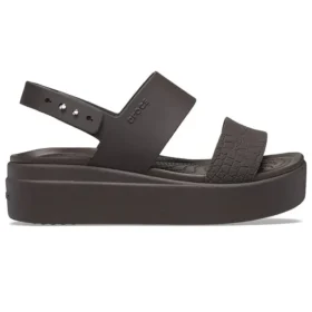 Brooklyn Croco Low Espresso Sandal «Brown»