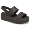 Brooklyn Croco Low Espresso Sandal «Brown»