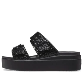 Brooklyn Croco Shine Buckle «Black»