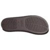 Brooklyn Croco Shine Slide-sandaler «Espresso»