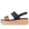 Brooklyn Tort Low Wedge «Black Brown»