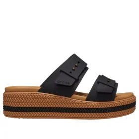 Brooklyn Woven Buckle Sandaler «Black Brown»