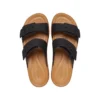 Brooklyn Woven Buckle Sandaler «Black Brown»