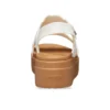 Brooklyn Woven Wedge Sandaler «White Brown»