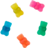 Candy Bear 5-pakning med Jibbitz-skocharms