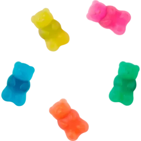 Candy Bear 5-pakning med Jibbitz-skocharms Candy Bear 5-pakning med Jibbitz-skocharms