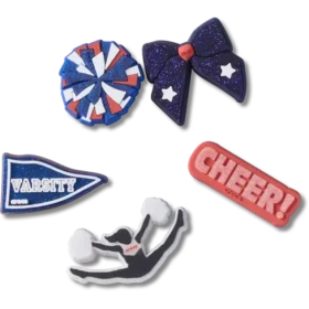 Cheer 5-pakning med Jibbitz-charms