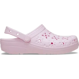 Classic Clog med blomsterutskjæringer