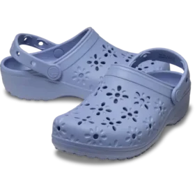 Classic Clog med blomsterutskjæringer