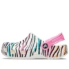 Classic Clog med dyremønster «White Multi»