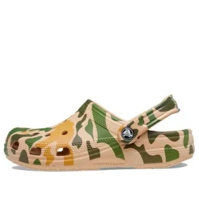 Classic Clog med kamuflasjetrykk «Khaki Green»