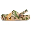 Classic Clog med kamuflasjetrykk «Khaki Green»