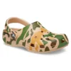 Classic Clog med kamuflasjetrykk «Khaki Green»