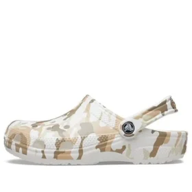 Classic Clog med kamuflasjetrykk «White Camouflage»