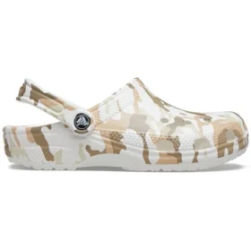 Classic Clog med kamuflasjetrykk «White Camouflage»