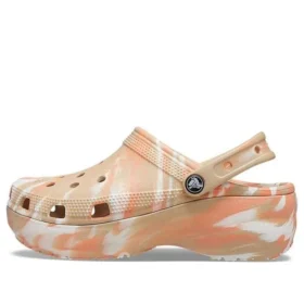 Classic Clog med marmorert plattform