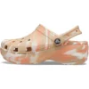Classic Clog med marmorert plattform