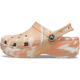 Classic Clog med marmorert plattform