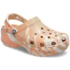 Classic Clog med marmorert plattform