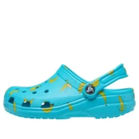 Classic Clog med matmotiv «Digital Aqua»