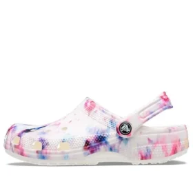Classic Clog med Tie-Dye-mønster «Garnet & Multi»