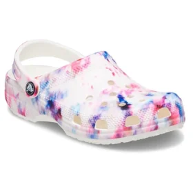 Classic Clog med Tie-Dye-mønster «Garnet & Multi»