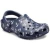 Classic Clog-sandaler med trykk, dypblå