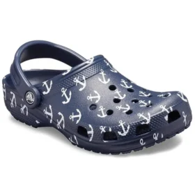 Classic Clog-sandaler med trykk, dypblå