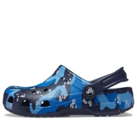 Classic Clogs i kamuflasje «Blå Svart»