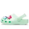 Classic Clogs med sommerfugl-smykke «Mint»