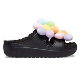 Classic Cozy Daisy Clogs «Black Multi»