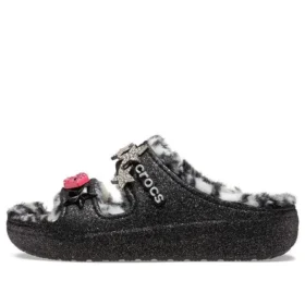 Classic Cozzzy Disco Glitter-sandaler «Black»