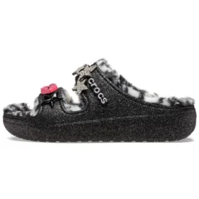 Classic Cozzzy Disco Glitter-sandaler «Black»