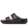 Classic Cozzzy Spray Dye-sandaler «Black Multi»