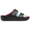 Classic Cozzzy Spray Dye-sandaler «Black Multi»