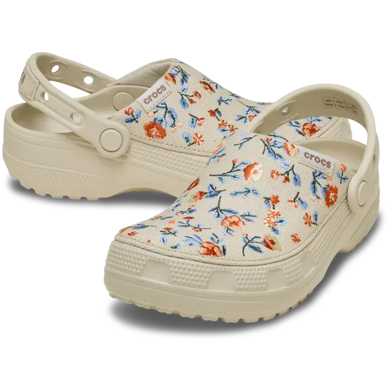 Classic Crafted Floral Clog Classic Crafted Floral Clog