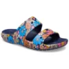 Classic Crocs Retro Floral Sandaler «Blue Multi»