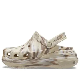 Classic Crush marmorert Clog «Bone Multi»