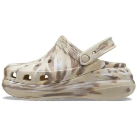 Classic Crush marmorert Clog «Bone Multi»