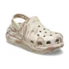 Classic Crush marmorert Clog «Bone Multi»