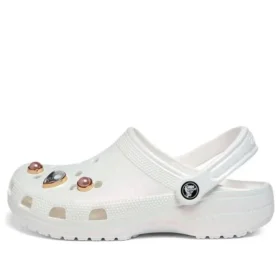 Classic Crystals Clogs «White»