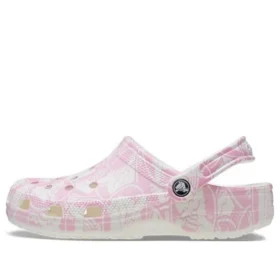 Classic Duke Clogs med trykk «Pink Tweed»