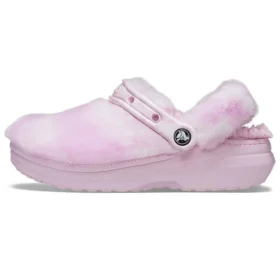 Classic Fur Sure Clogs Ballerina «Pink White»