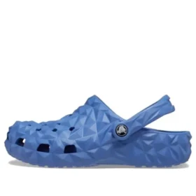 Classic Geometric Clog «Elemental Blue»