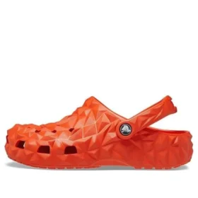 Classic Geometric Clogs «Orange»